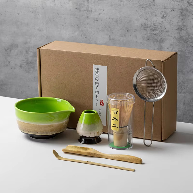 Korean Tea Set - Japanese Style Matcha Tea Set Bamboo