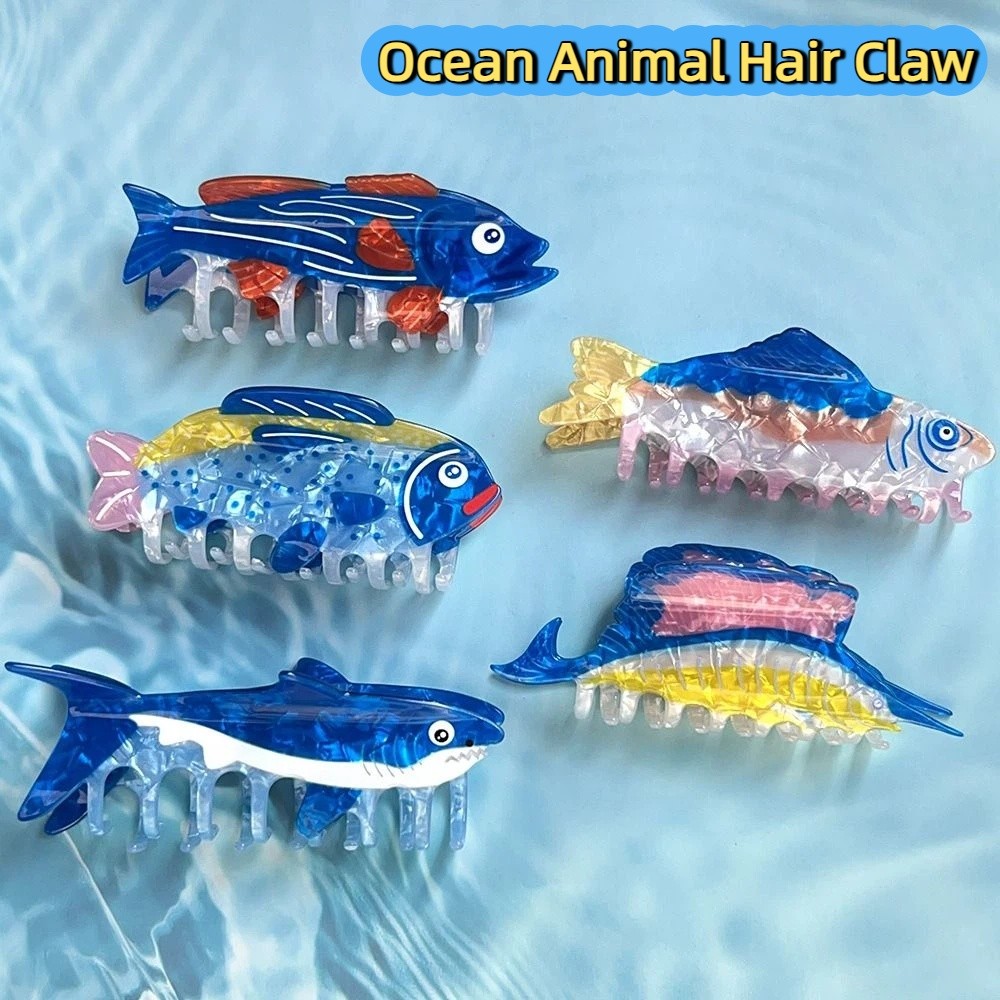 Hairpin Ocean Animal Hair Claw - Korean Lifestyle & Kids Boutique Photos recension och pris