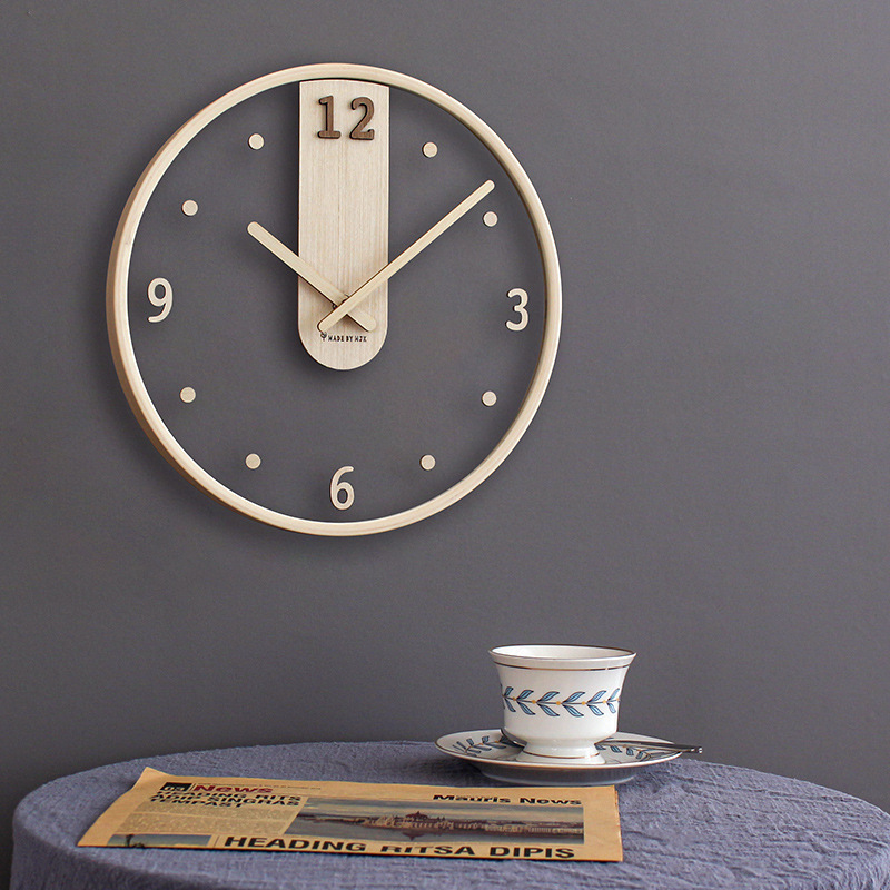 Design European Clock Wall Aes - Korean Lifestyle Aesthetic recension och pris